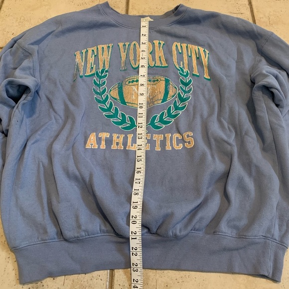 Aero New York City Athletics Blue Sweatshirt Size M - Picture 6 of 6